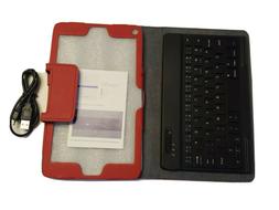 pu leather bluetooth wireless keyboard case